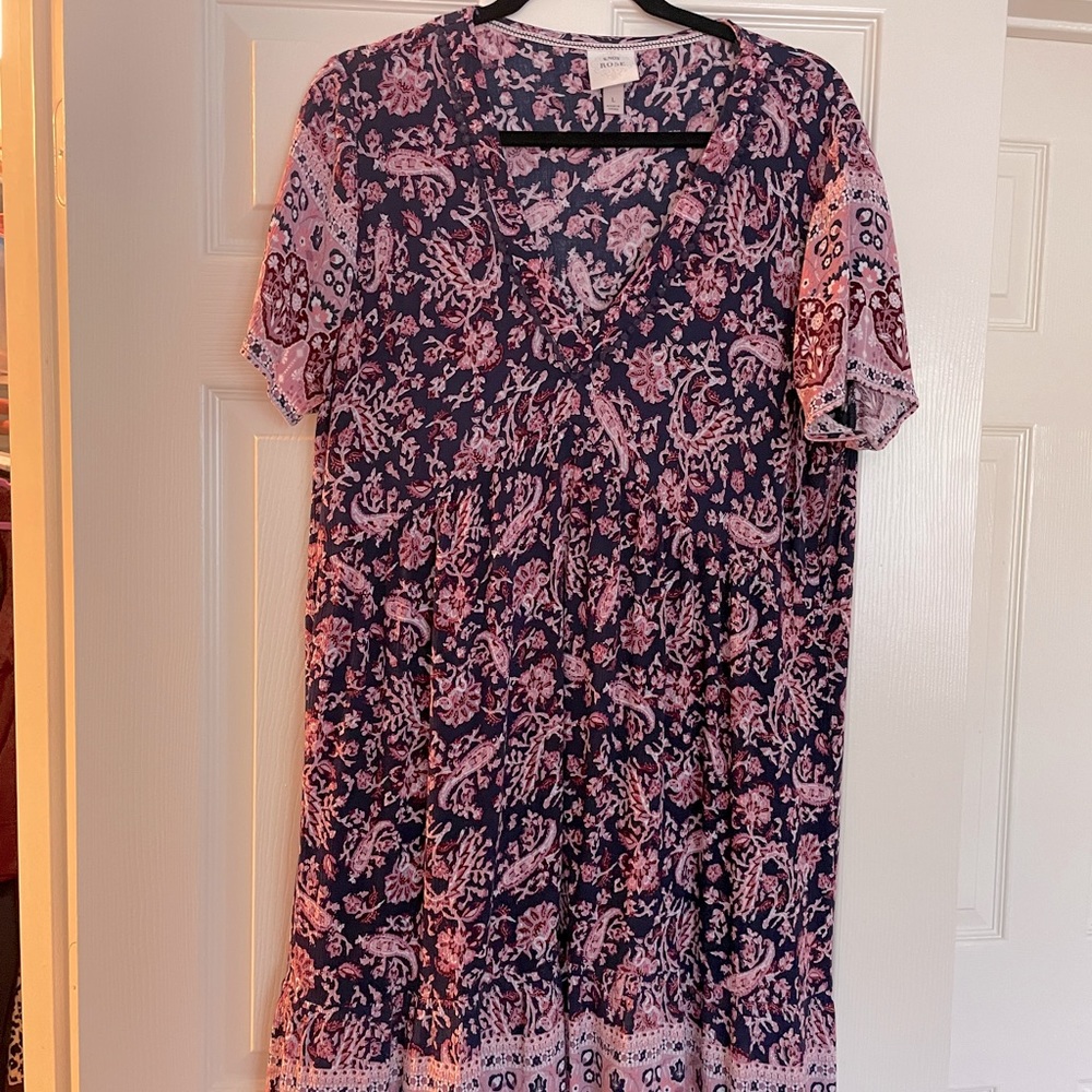 Knox Rose Paisley Babydoll Dress